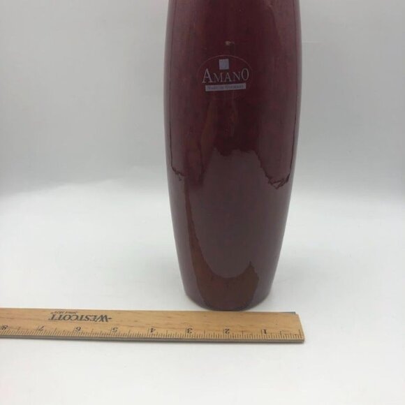 AMANO Made in Germany Scheurich RARE Red Oxblood Vase Pier 1 Imports Décor - Picture 13 of 13